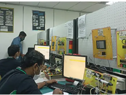 Interview session at PHCDC’s overseas recruitment center in Bangladesh