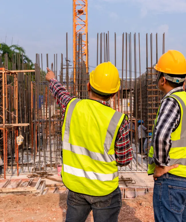 Foreign construction labourers on Malaysian high-rise project via PHCDC