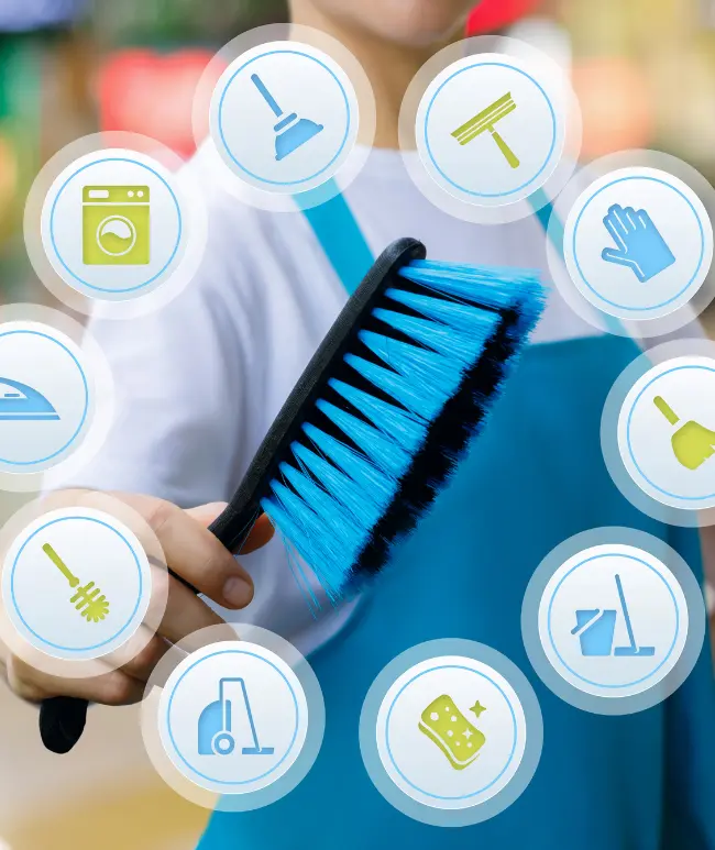 PHCDC cleaning staff maintaining commercial facility in Kuala Lumpur