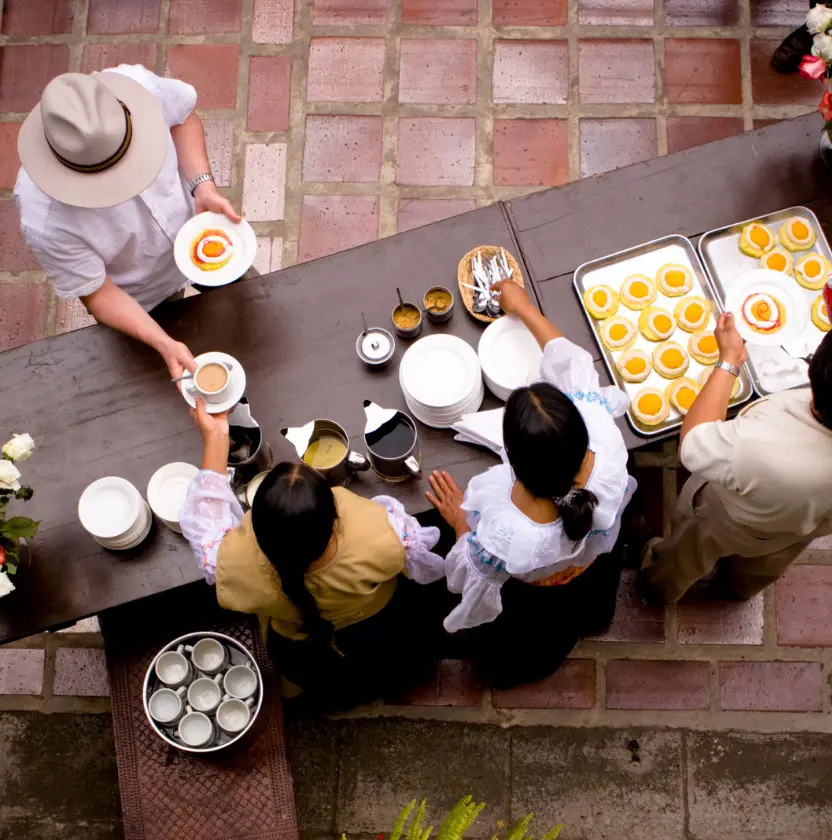 Hospitality staff trained by PHCDC serving in Malaysian hotel F&B