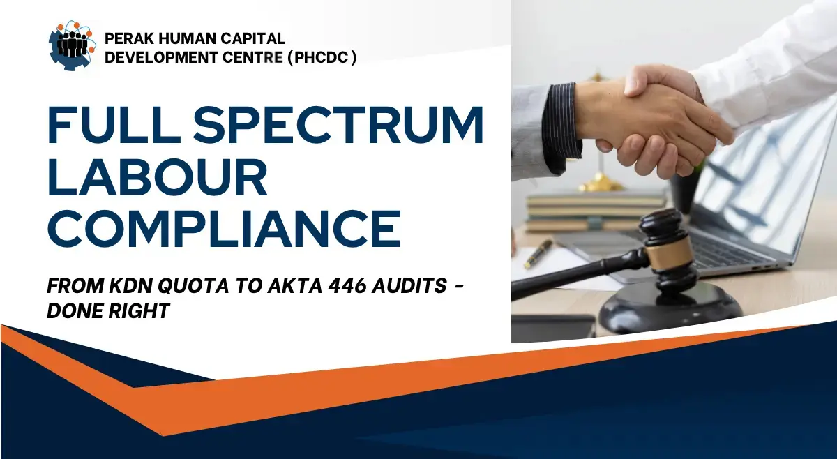 PHCDC compliance team finalising FWCMS and Akta 446 documents